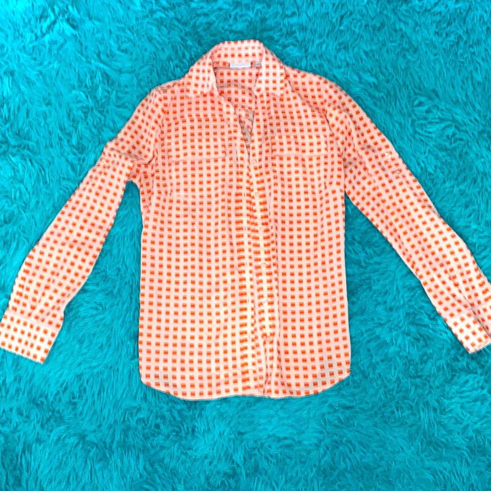 NYC long sleeve button up collar shirt